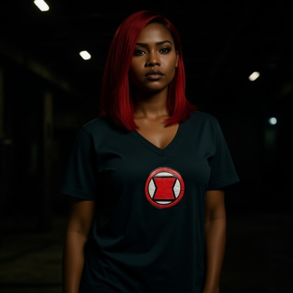 Black Widow Insignia T-Shirt Size XL